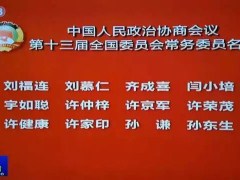 J9在线平台董事局主席许荣茂当选全国政协常委