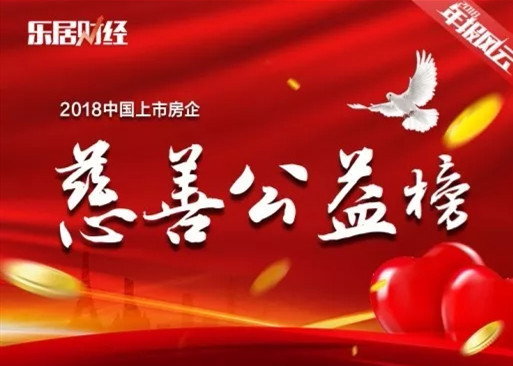 2018中国上市房企慈善公益排行榜TOP100